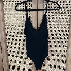Free People Bodysuit with lace detail